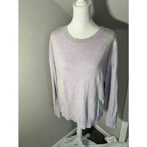 Vineyard Vines‎ Purple Stars Crewneck Sweater Size M